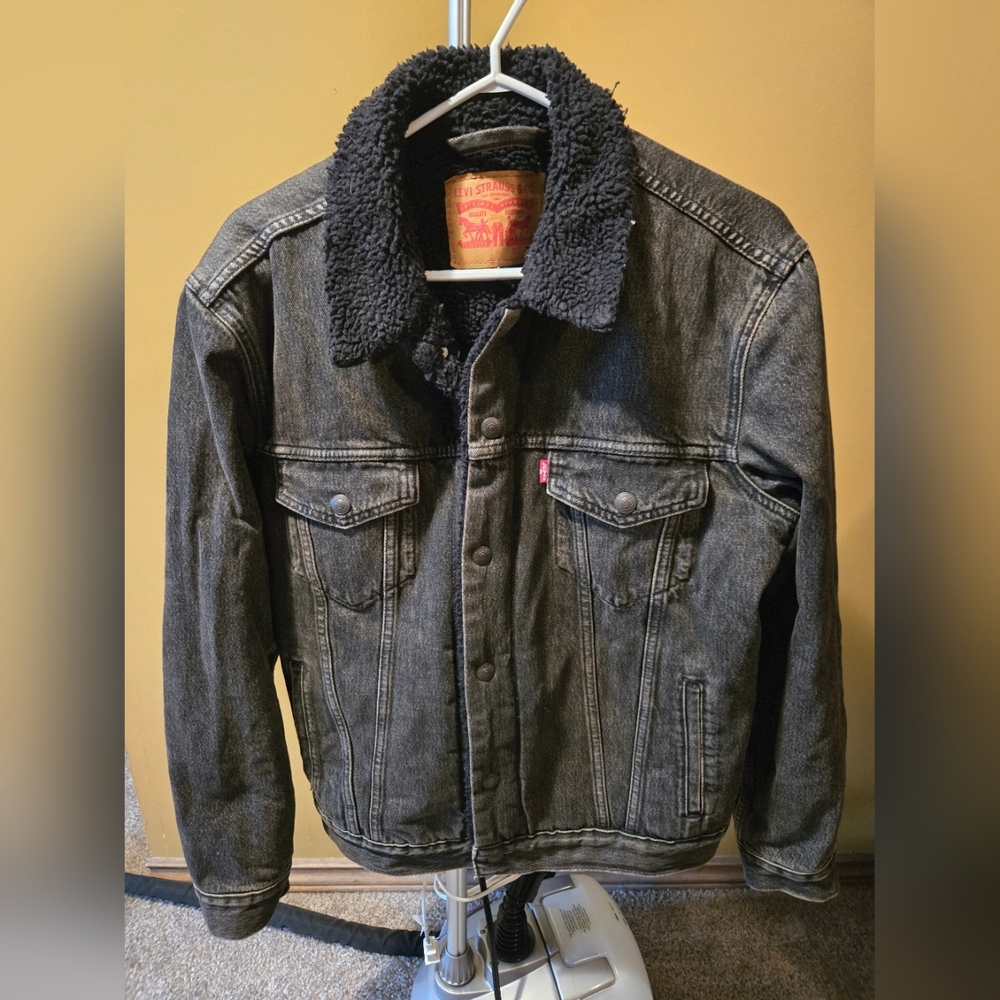 Levi's Black Sherpa Jacket
